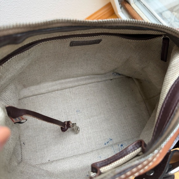 Dooney & Bourke Vintage Pebble Leather Hobo Bag - Picture 6 of 14